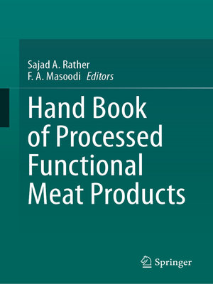 cover image of Hand Book of Processed Functional Meat Products